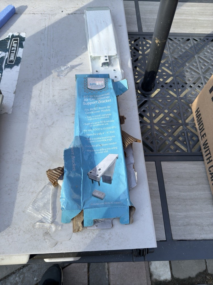 80lb universal air conditioner support bracket