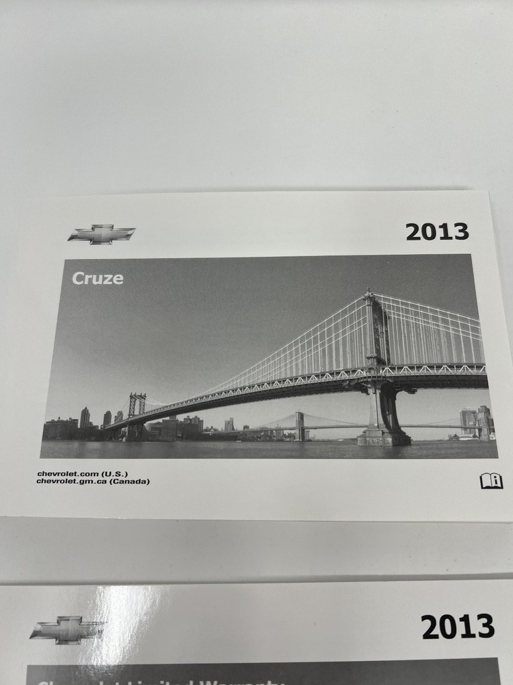 2013 Chevrolet Cruze Owners Manual OEM Complete Set