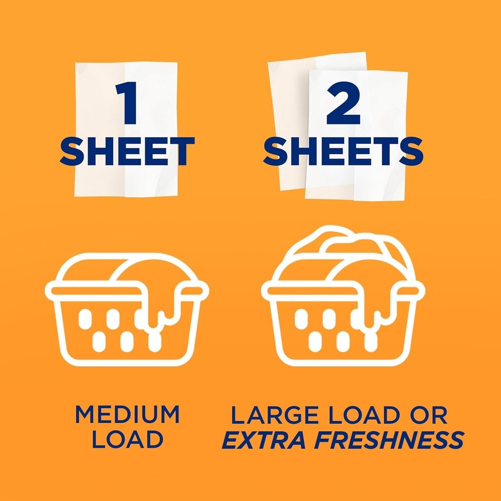 100 Softener Sheets Featuring Purifying Waters - Softness & Static Reduction
