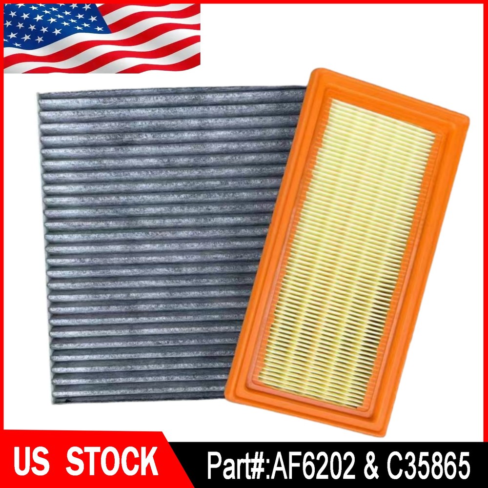 For 2014-2019 VERSA & VERSA NOTE Combo set Engine & Carbonized Cabin Air Filter