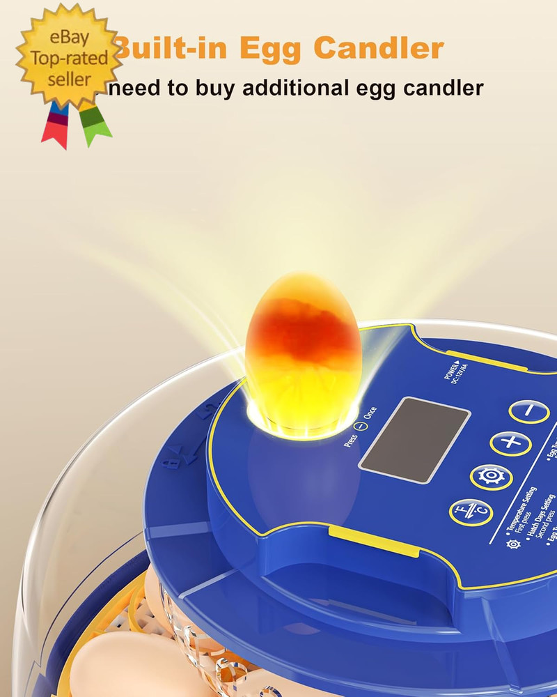 18 Chicken Egg Incubators for Hatching Eggs: Egg Incubator with Automatic Egg