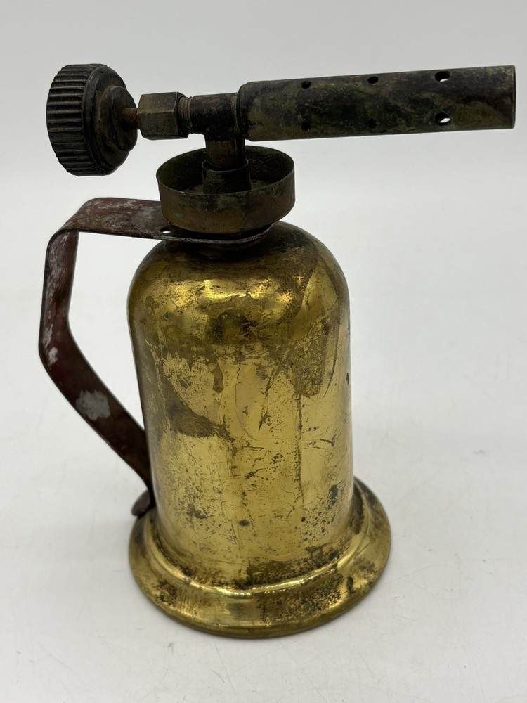 5.5" Antique Brass Blow Torch 3 Hole