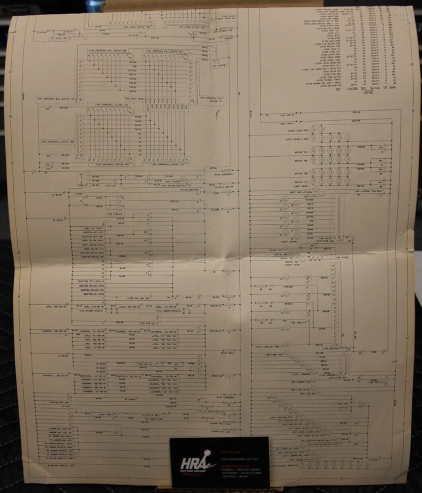 "300" by Gottlieb - Complete Pinball Schematic