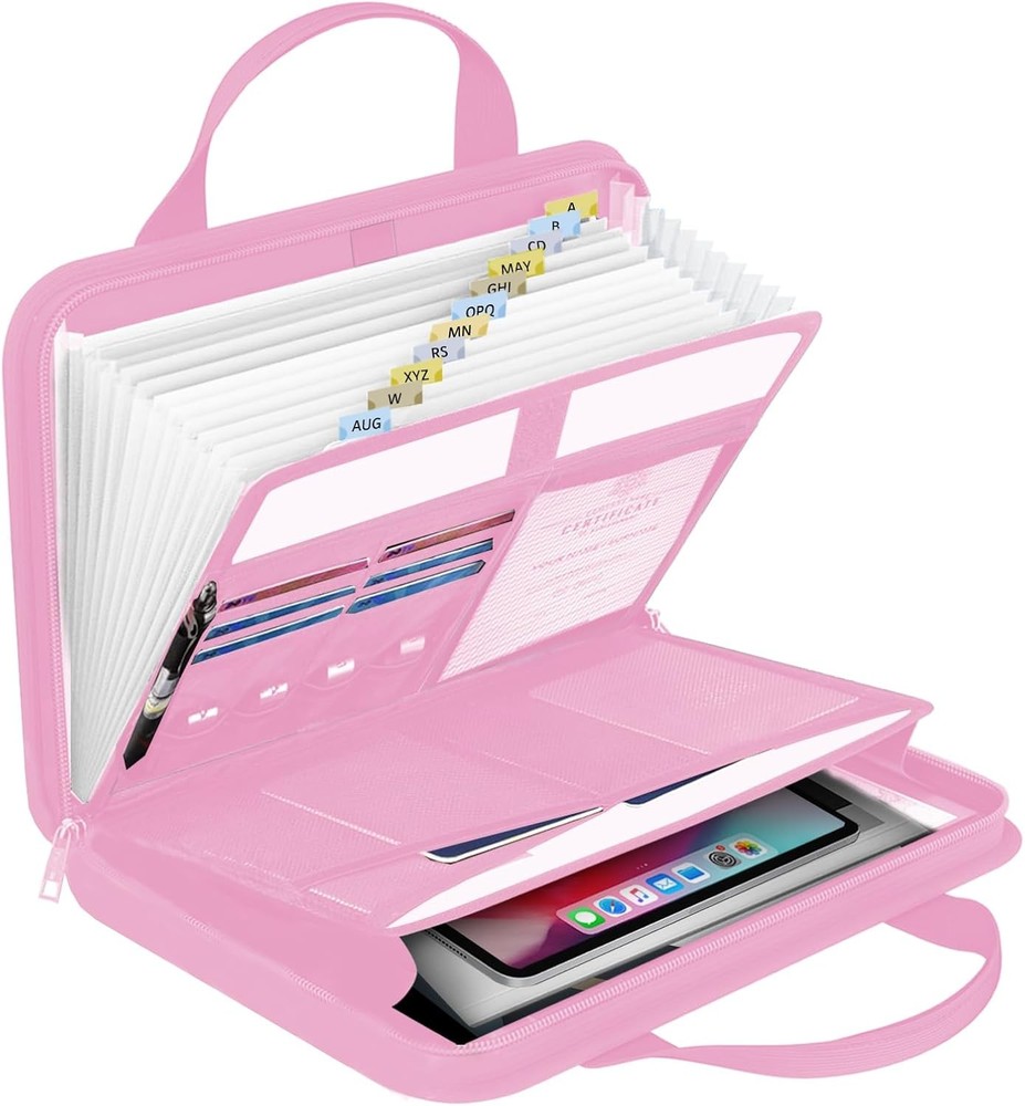 Important Document Organizer Folio Accordion File Organizer Fireproof Expanding