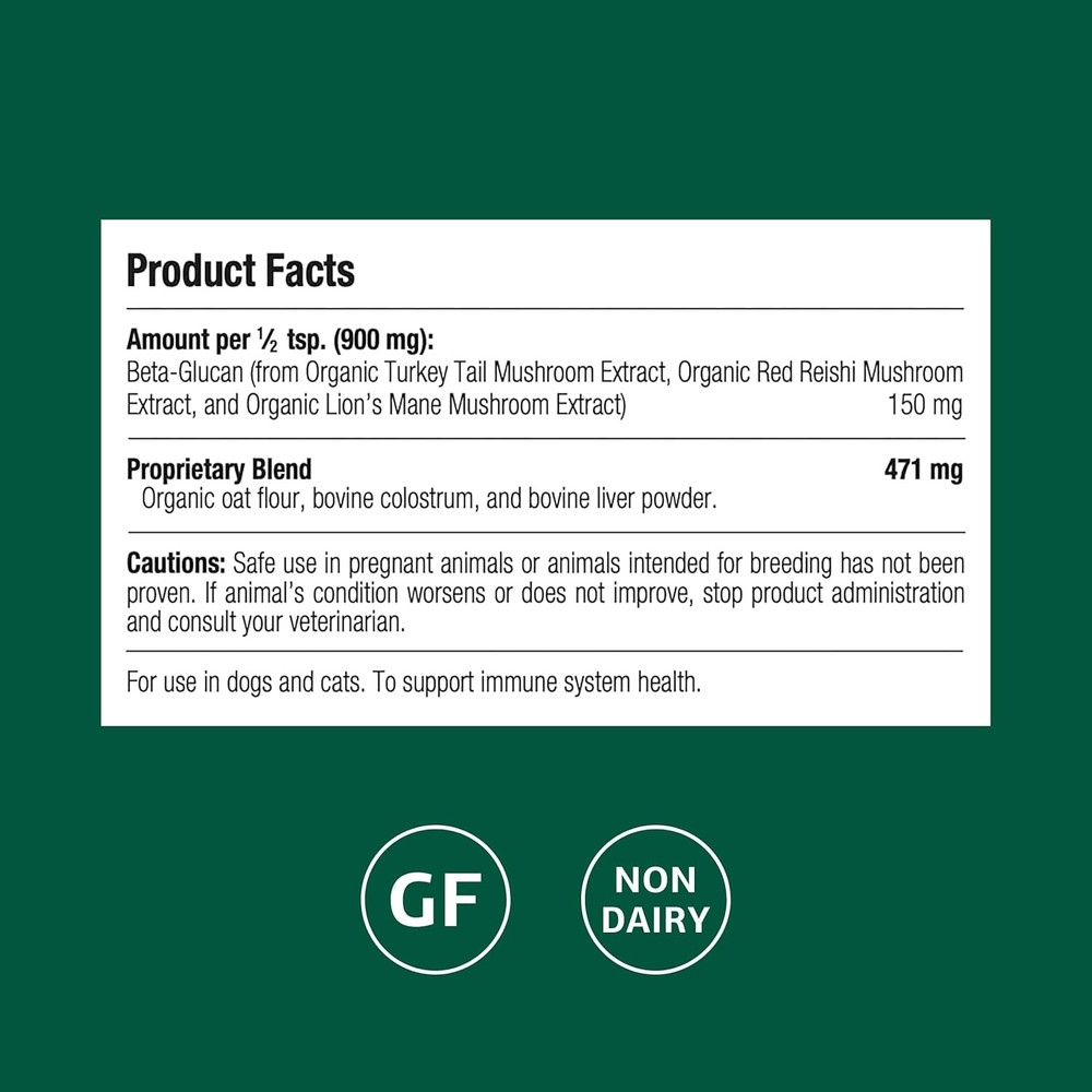 Standard Process Mushroom Complex for Dogs & Cats - Immune Support...