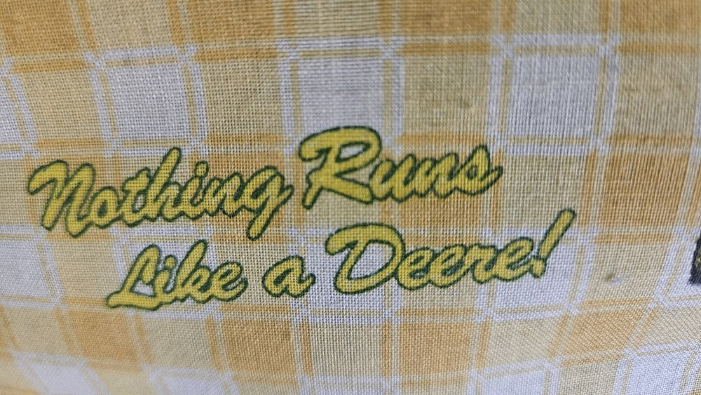 Vintage Style John Deere 15" Square Pillow.