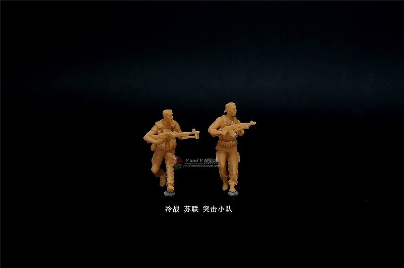 3D printed 1/72 Cold war Soviet "Firepower Assault Team" 2 man group model