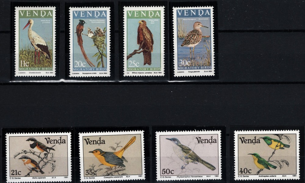 VENDA  BIRDS      MNH**   (155)