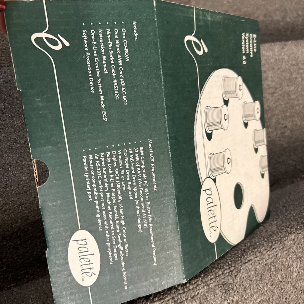 Palette E-Line Creative System ECS 4 Kit VTG NOS