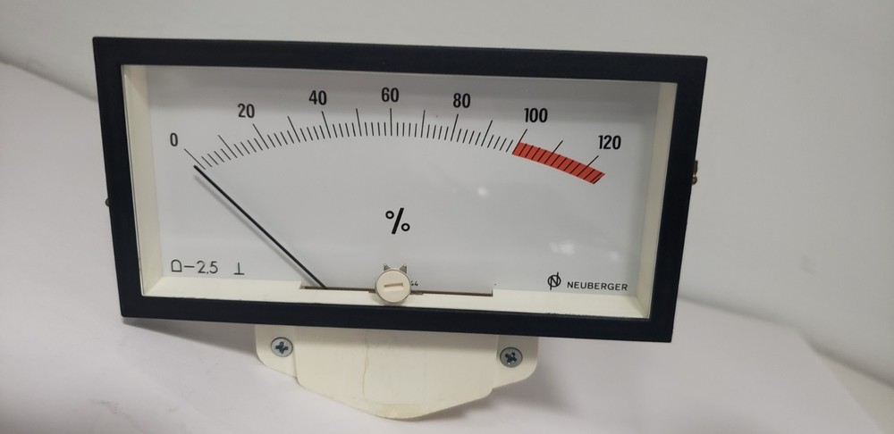 NEUBERGER N50165 ANALOG PANEL METER, 0-120, NIB