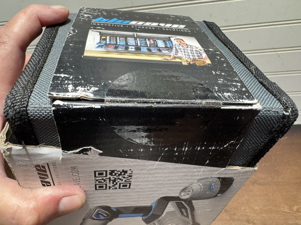 New - BLUCAVE Flashlight Cordless Screwdriver Tool Charger, Bits & Light NIB