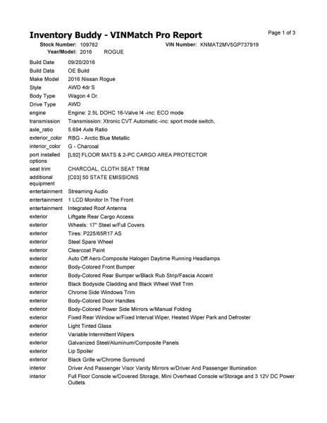 Alternator Fits 14-20 ROGUE 10276521