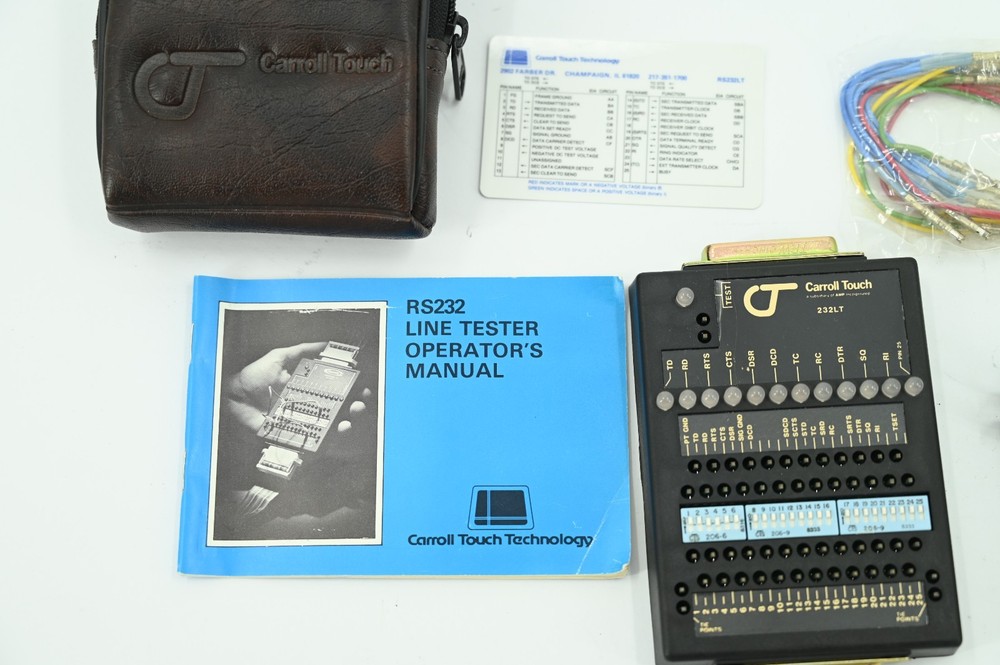 Carroll Touch Technology Multi-Link Adapter RS-232 Breakout Box Tester 232LT
