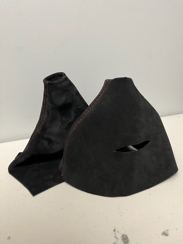 Real Charcoal Suede Shift ebrake boot cover for Corvette C6 Automatic 2005-2013