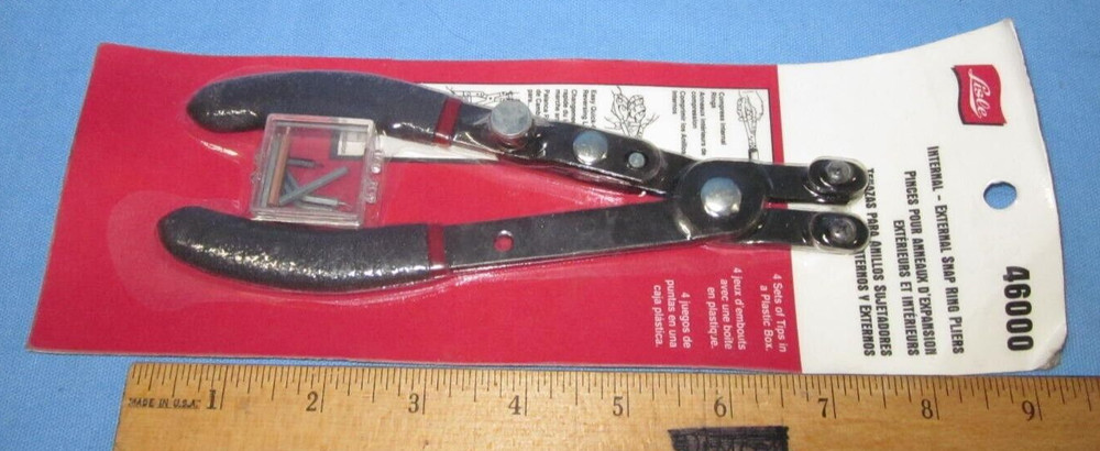 Lisle 46000 ~ Internal-External Snap Ring Pliers
