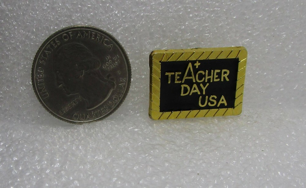 Teacher Day USA Pin
