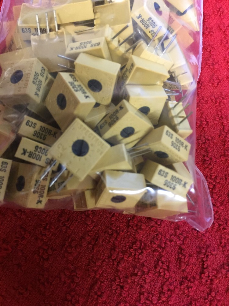 63S100R OHM SPECTROL TRIMMER POT 10 PCS