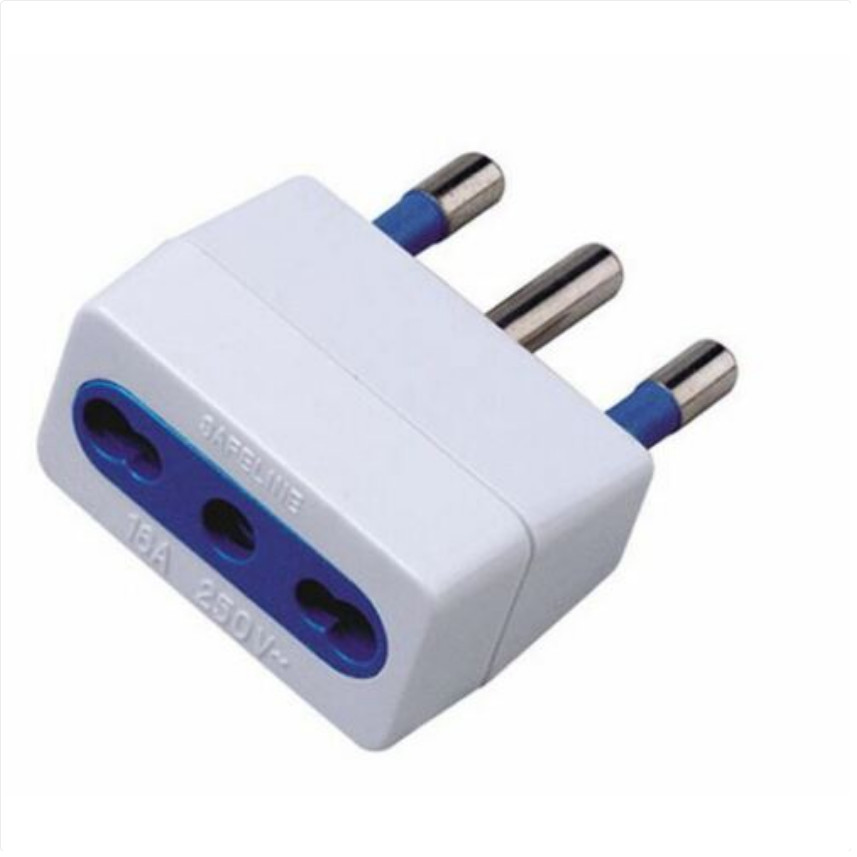 UNIVERSAL 16A PLUG 10/16A TWO-PASS REDUCER ADAPTER