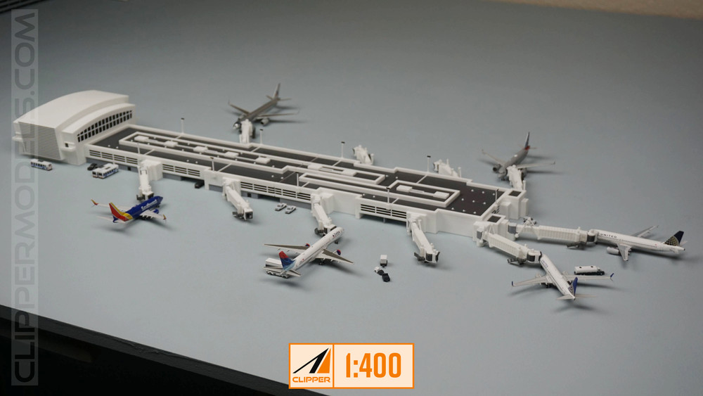 1:400 Model Airport Terminal | Concourse | Clipper Models