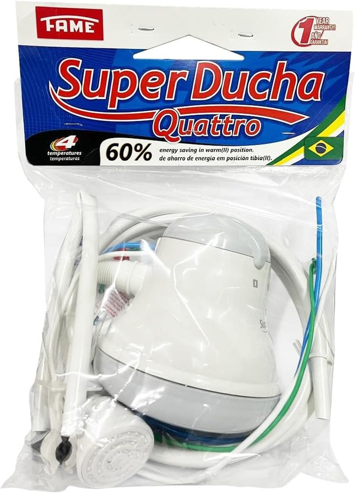 - Electric Shower110V - SUPERDUCHA QUATTRO. Tankless Water Heater Electric. 4 Te