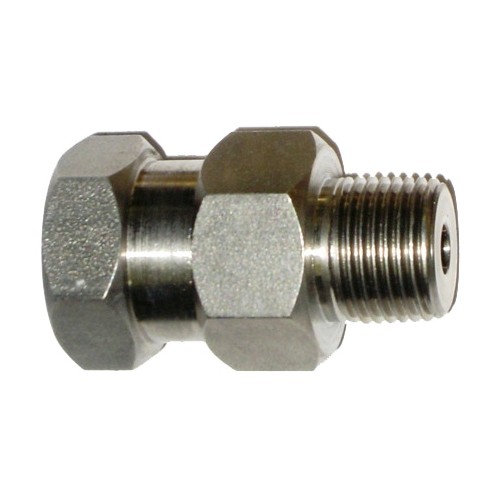 JE Adams 7470 High Pressure Stainless Steel Swivel 1/4" F x 1/4" M 5000 PSI