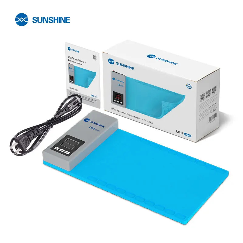 SUNSHINE LS3-Mini LCD Screen Separator Heating Table Separation Pad for Mobile P