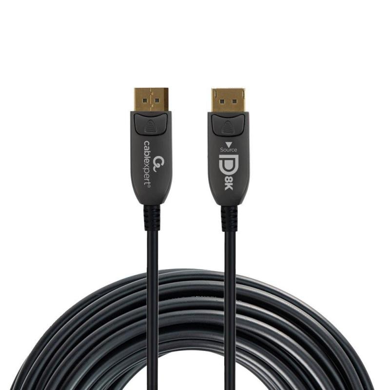 Gembird CC-DP8K-AOC-10M Black DisplayPort Cable