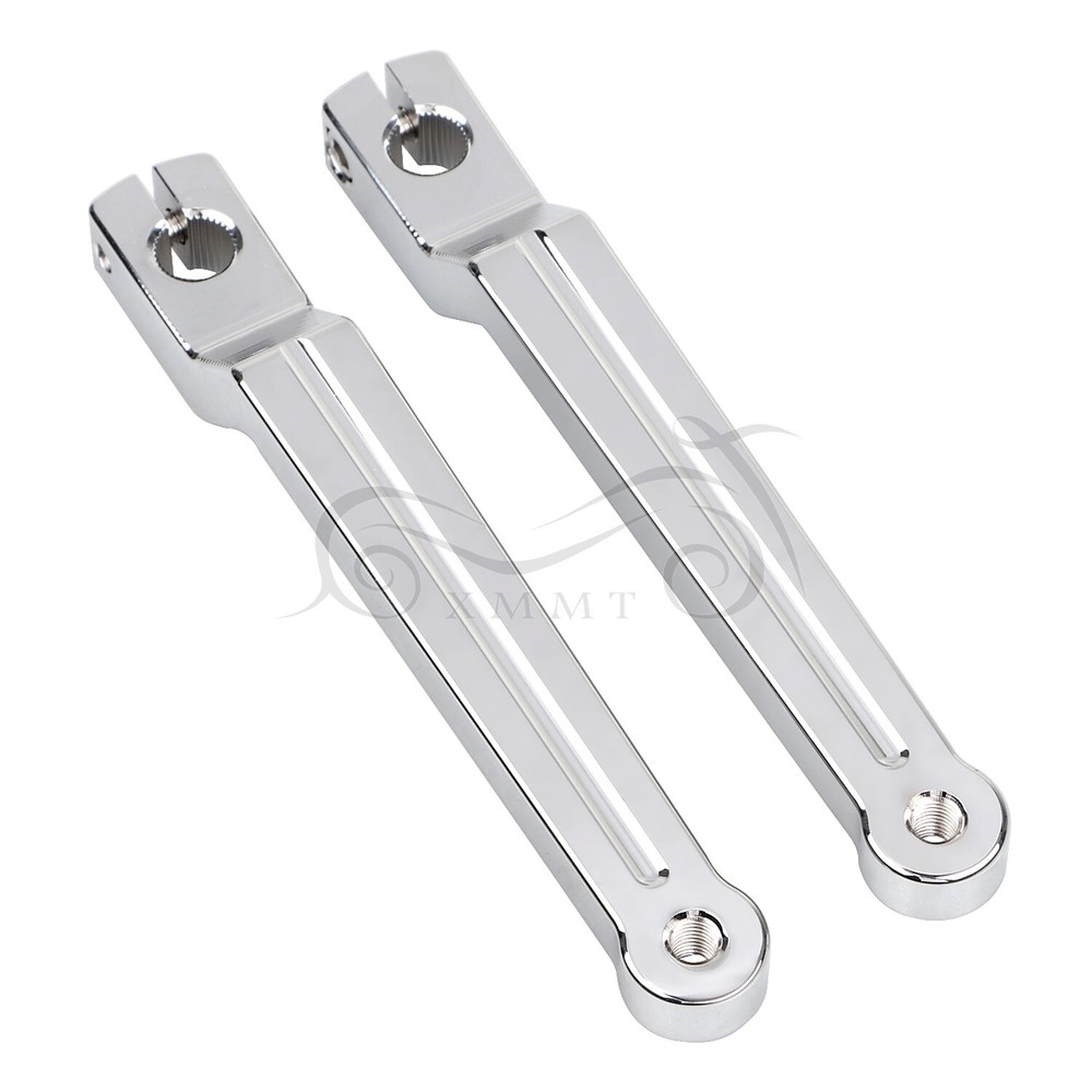 Chrome Heel Toe Shift Levers For Harley Road Glide FLTR Night Train Softail FXST