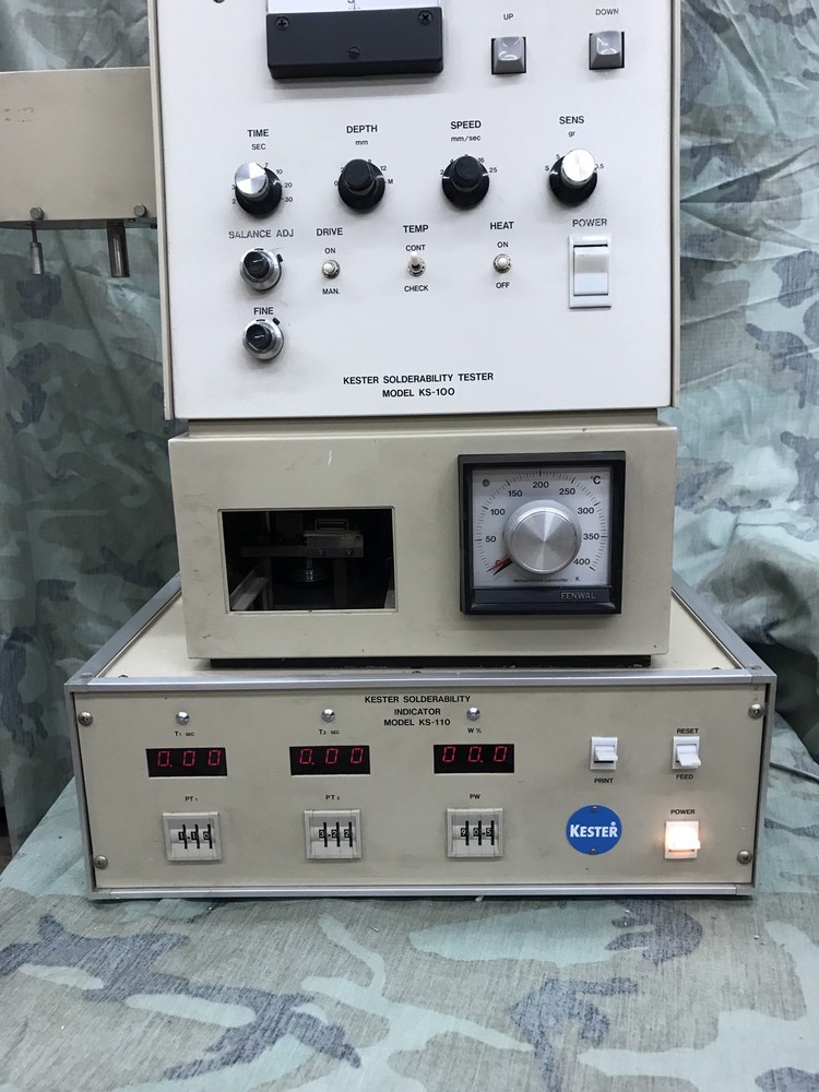 Kester Soderability Tester Ks-100, Indicator Ks-110 & Ks-120
