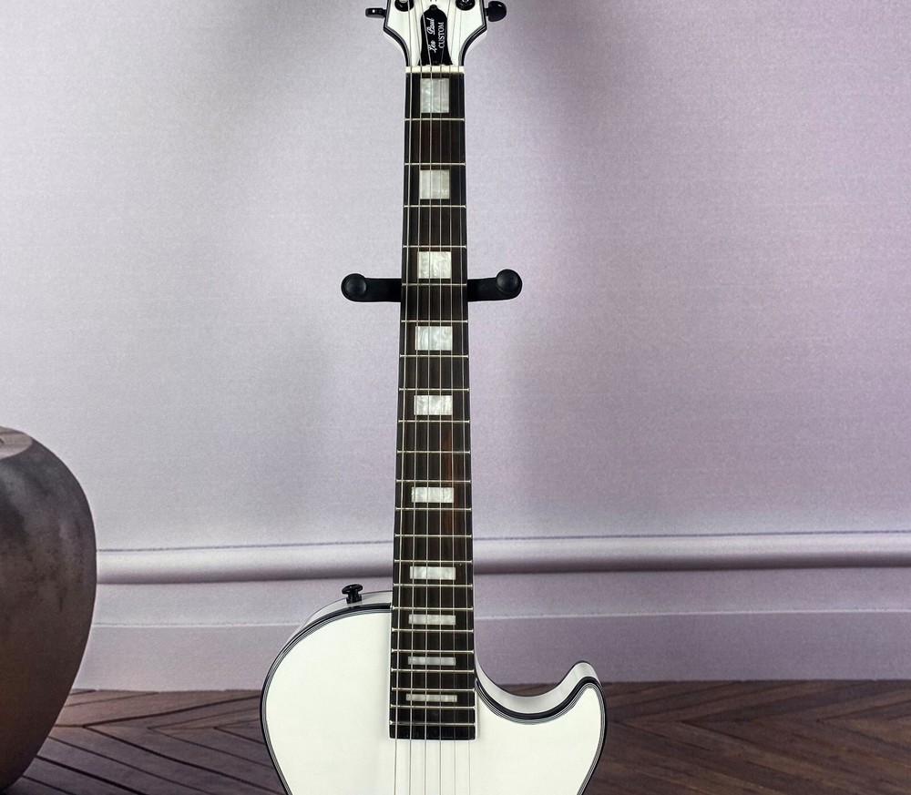Rosewood Fingerboard 6-String Single Pickup White Electric Guitar 6 strings