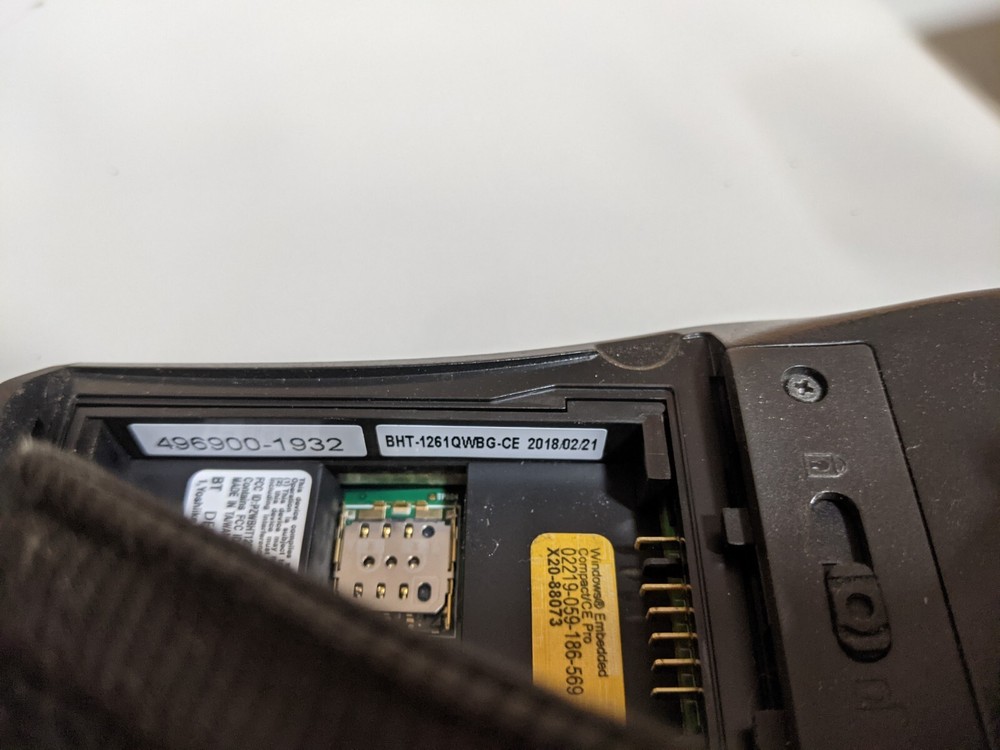 DENSO BHT1261 BHT-1261QWBG-CE Barcode Scanner with Battery