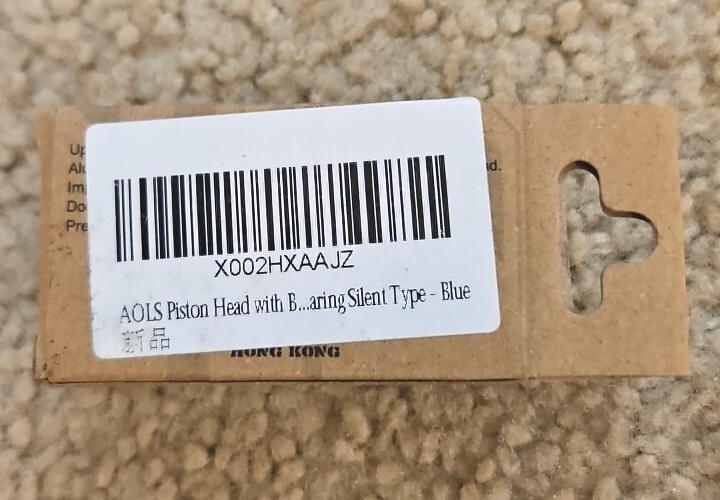 AOLS Piston Head with Ball Bearing Silent Type - Blue