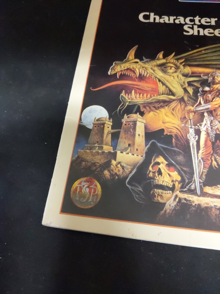 AD&D 2nd Edition REF2 Player Character Record Sheets TSR