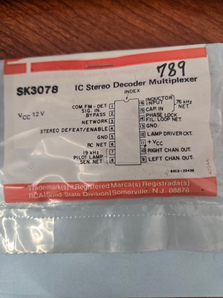 IC Stereo Decoder Device SK3078