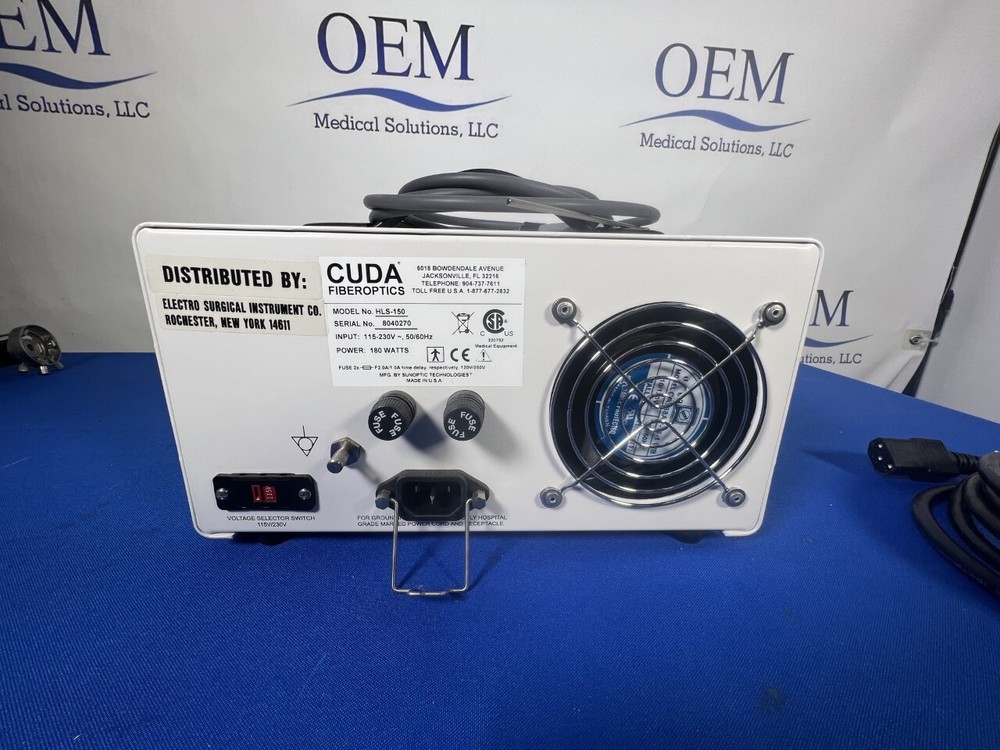 ESI ELECTRO - SURGICAL HALOGEN LIGHT SOURCE HLS-150 TESTED!!!