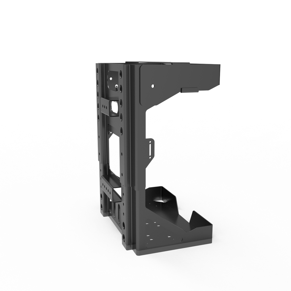 Adjustable Backpack Blower Sprayer Rack for Open & Enclosed Landscape Trailer