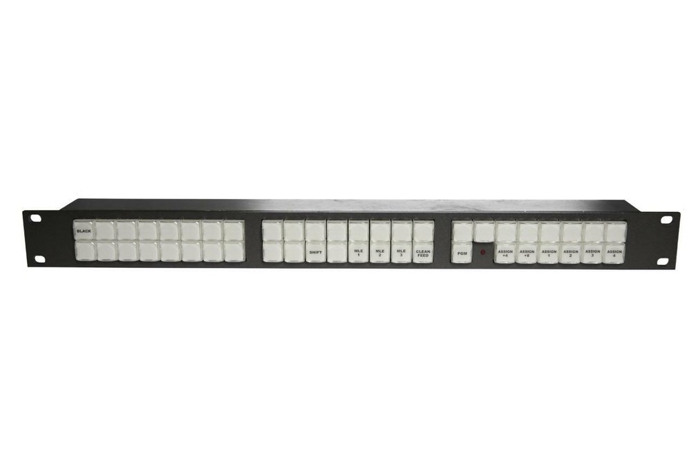 ROSS 4735AR-220B Video 1RU 47 button Remote Aux Panel