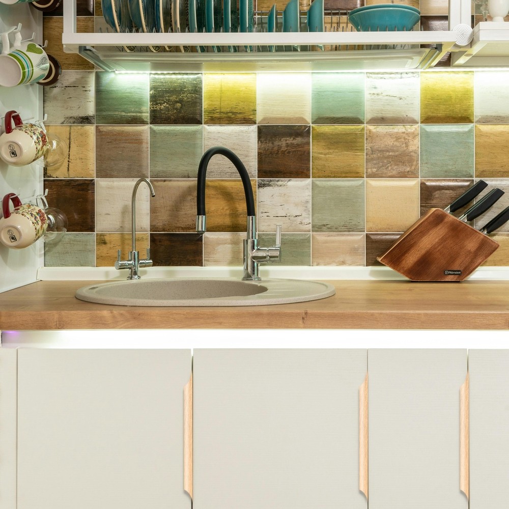 6 Pack Finger Edge Pull Cabinet Pulls Finger Pulls 256mm Hole Diameter White