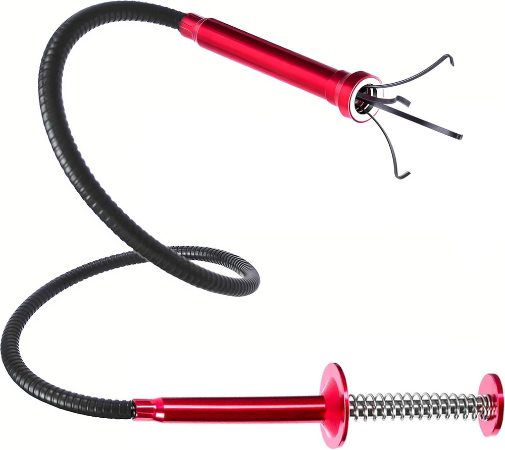 Flexible Magnetic Pickup Tool,Bendable Grabber Tool with 4 Claws & Strong Magnet
