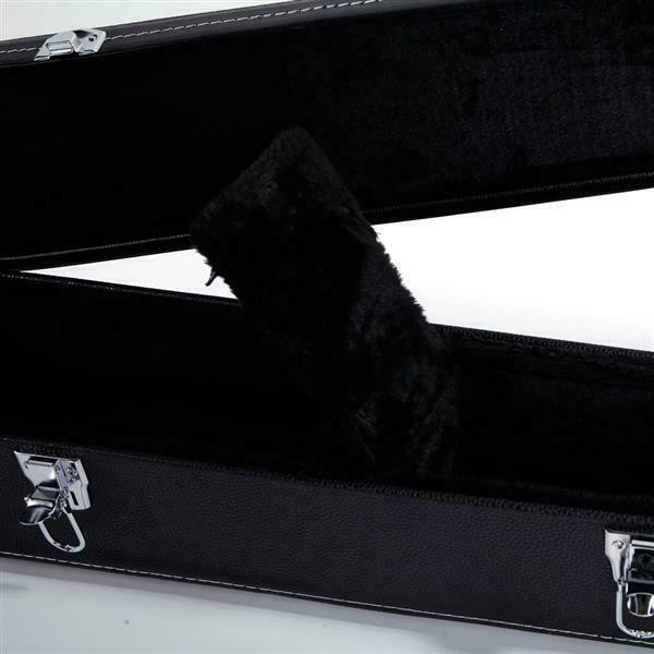 US 42" 5/6Strings Banjo Case Leather&Wood Hard Case Backpack Cover Box Protector