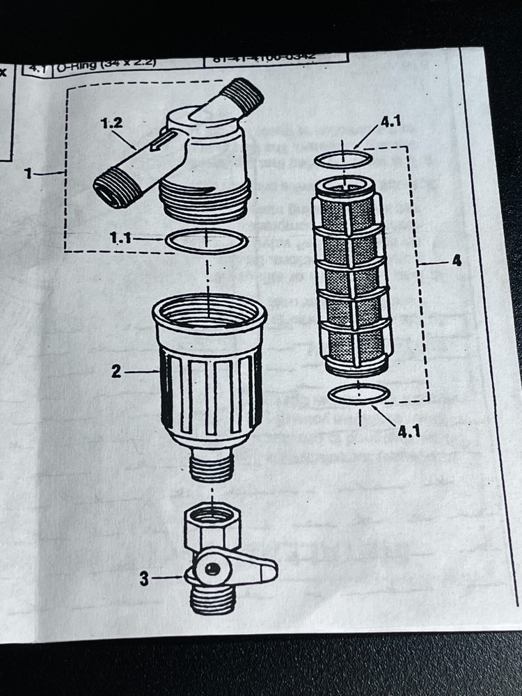 Ace Glass Water Filter Housing Polyester 115 PSI 12 GPM