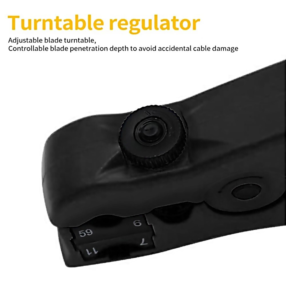 Multi-Functional Adaptable Easy to Install Network Cable Telephone Line Stripper