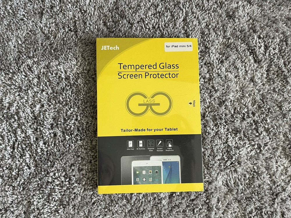 Tempered Glass Screen Protector for iPad mini 5/4 (JETech)