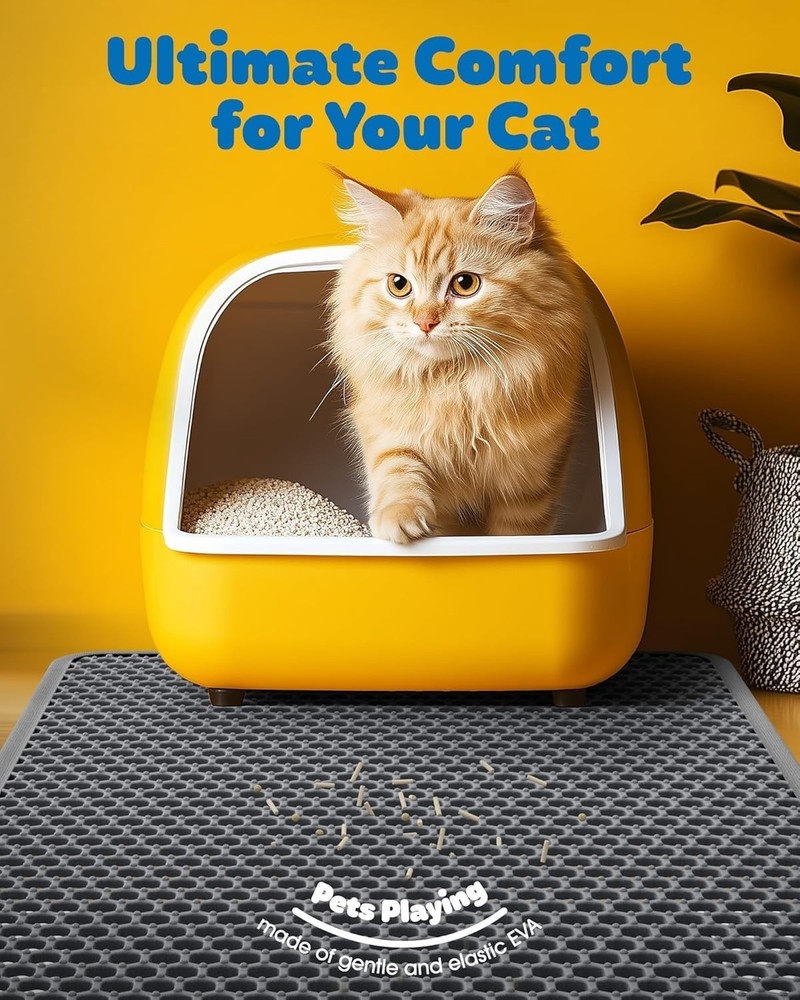 Cat Litter Trapping Mat for Scatter Control