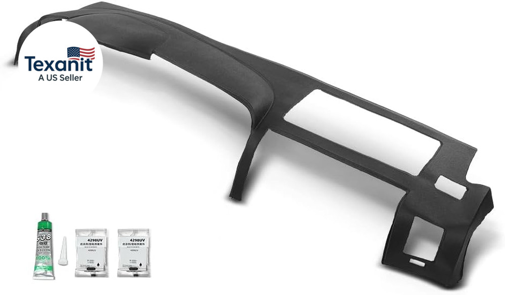 TPE Dash Cover Dashboard Panel Compatible with Chevy Silverado/Gmc Sierra 2007 2