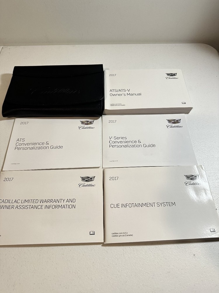Cadillac ATS ATS-V CUE Owners Manual Set 2017