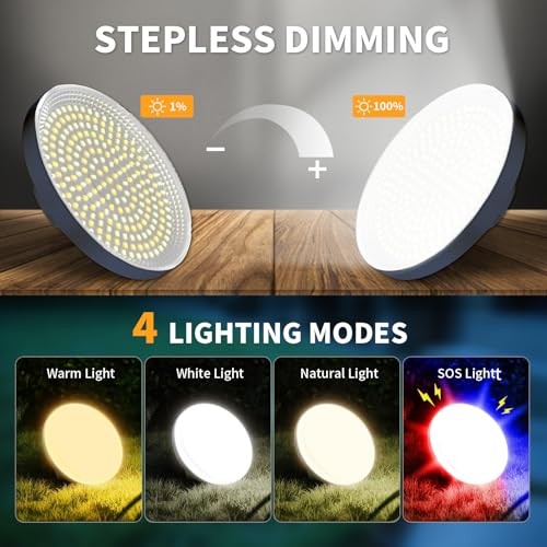5000LM Flashlight Portable LED Camping Lantern Rechargeable Light X-Large Blue