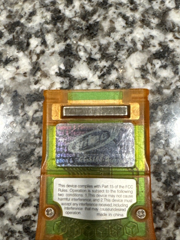 4MB Memory Card Orange For GameCube Expansion Good Working Preowned Condition