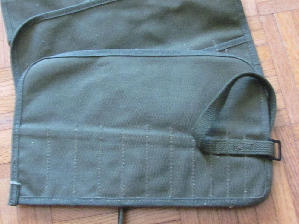 4 VIETNAM WAR PERIOD EMPTY TOOL ROLL BG 47