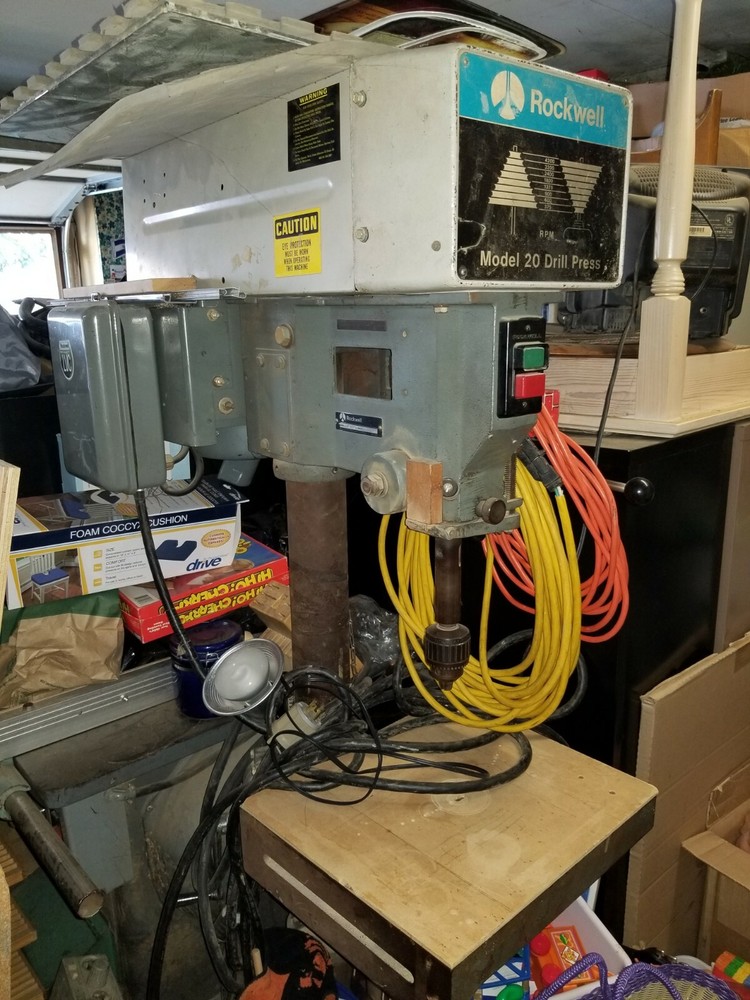 Rockwell Drill Press Model 20 Used